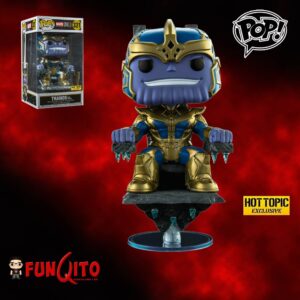 Thanos en Trono Marvel Deluxe Funko Pop! Exclusivo