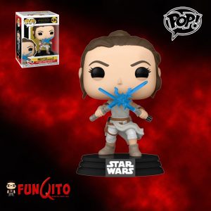 Star Wars Rey con dos Sables Funko Pop!