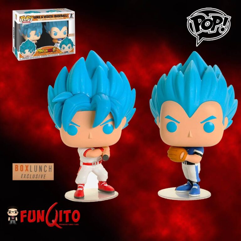 Dragon Ball Goku y Vegeta Baseball 2 Pack Funko Pop! Exclusivo FUNQITO