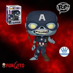 Marvel What If..? Zombie Capitán América Funko Pop! Exclusivo