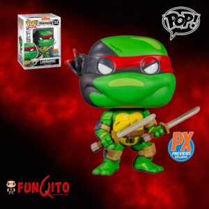 Tortugas Ninja Comic Leonardo PX Funko Pop! Exclusivo
