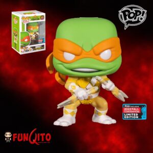 Tortugas Ninja Power Rangers Miguel Ángel NYCC 2022 Funko Pop!
