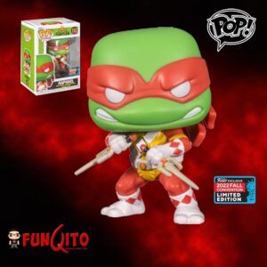 Tortugas Ninja Power Rangers Raphael NYCC 2022 Funko Pop!