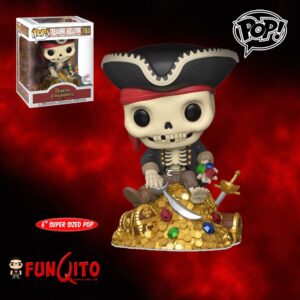 Piratas del Caribe Esqueleto con Tesoro Funko Pop! Deluxe Exclusivo