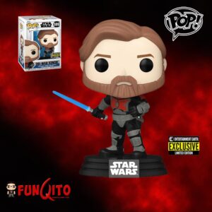 Star Wars Guerra de los Clones Obi-Wan Kenobi Mandalorian Funko Pop! Exclusivo