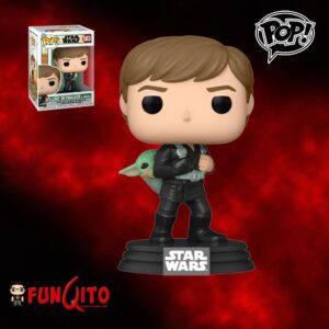 Star Wars Libro Boba Fett Luke Entrenando con Grogu Funko Pop!