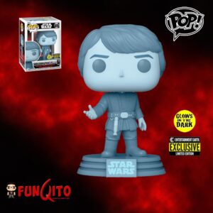 Star Wars Retorno del Jedi Luke Skywalker Holograma GITD Funko Pop! Exclusivo
