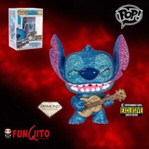 Lilo y Stitch Stitch con Ukulele Diamond Funko Pop! Exclusivo