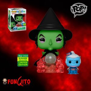 Mago de OZ Wicked Witch con Mono Volador SDCC 2024 Funko Pop!