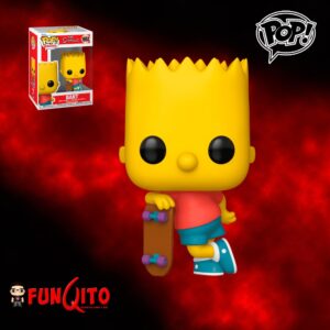 Los Simpsons Bart con Patineta Funko Pop!