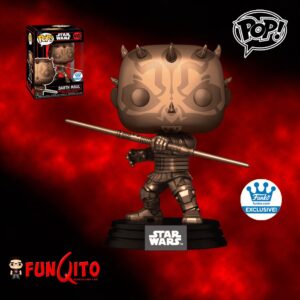 Star Wars Lado Oscuro Darth Maul Bronce Funko Pop! Exclusivo