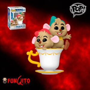 Cenicienta 75 Años Jaq & Gus Gus en taza Funko Pop!