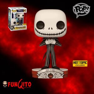 El Extraño Mundo de Jack Jack Skellington como Rey Funko Pop! Exclusivo