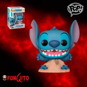 Lilo y Stitch Stitch con arena Funko Pop!