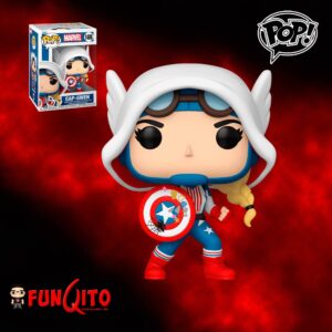 Spider-Gwen: Gwenverse Cap-Gwen Funko Pop!
