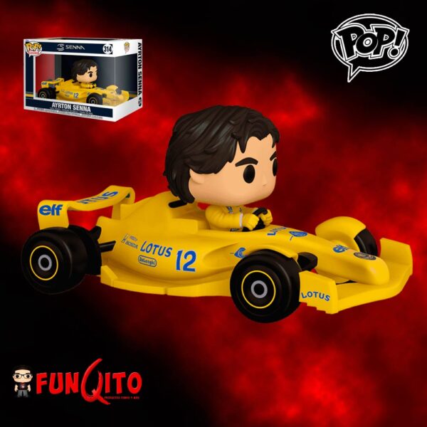 Ayrton Senna Lotus  Deluxe Ride Funko Pop!