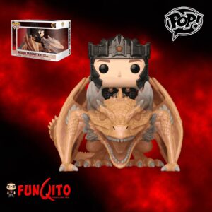 Casa del Dragón Aegon Targaryen sobre Sunfyre Funko Pop!