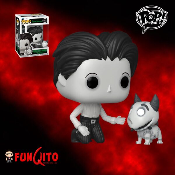 Tim Burton Frankenweenie Victor con Sparky Funko Pop!