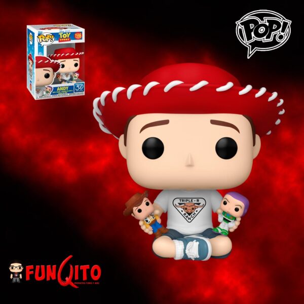 Toy Story 30mo Aniversario Andy con Buzz y Woody Funko Pop!
