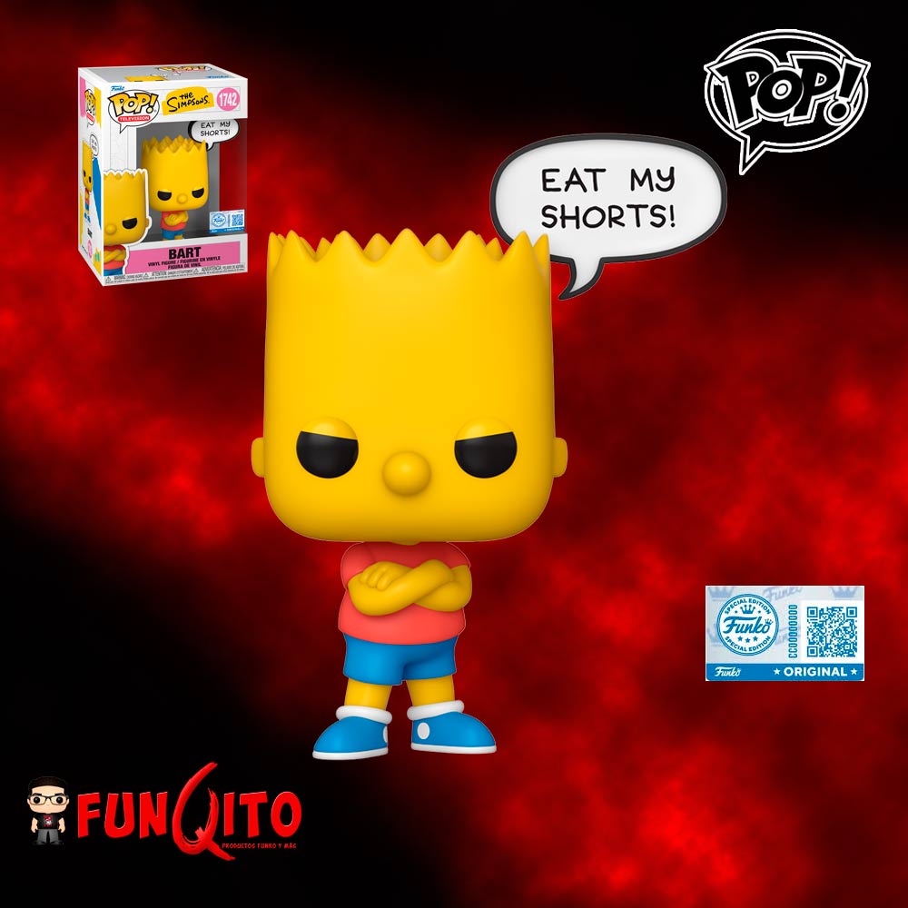 Los Simpsons Bart Frase SS Funko Pop!