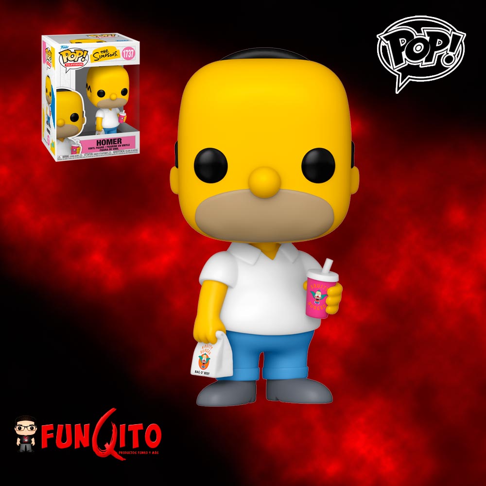 Los Simpsons Homero Krusty Burguer Funko Pop!
