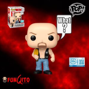 WWE Stone Cold What? Funko Pop! Exclusivo
