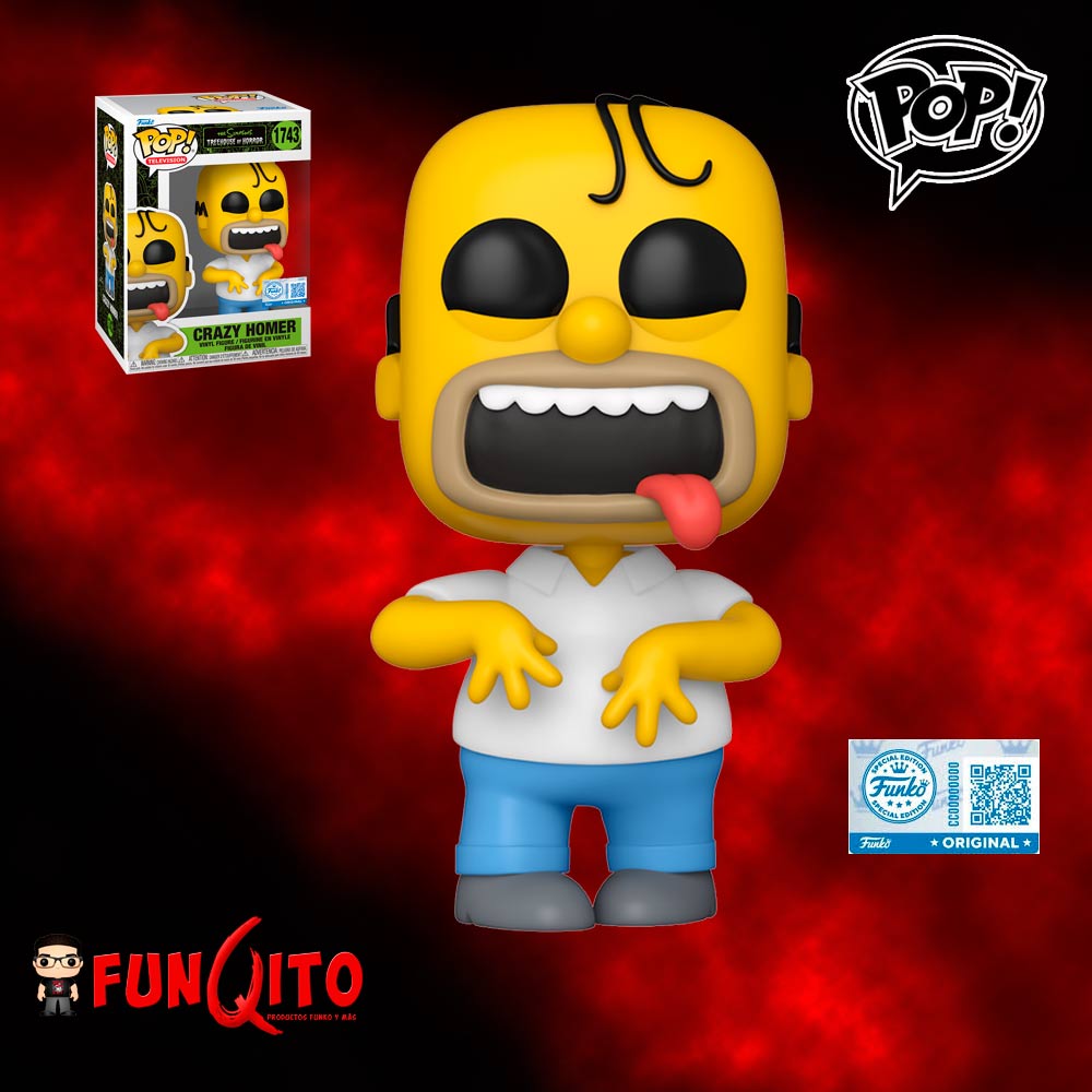 Los Simpsons Homero Loco Exclusivo Funko Pop!