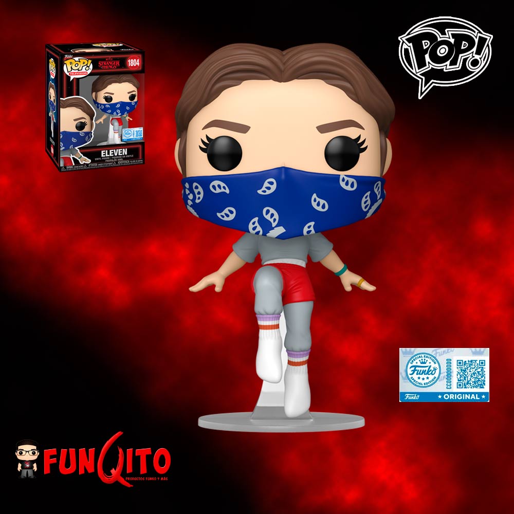 Stranger Things Eleven con Bandana Flotando Exclusivo