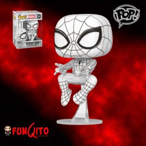 Marvel Sketched Spider-man Funko Pop!