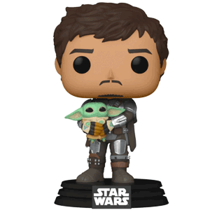 Star-Wars-Mandalorian-Mandalorian-sin-casco-con-Grogu-Funko-Pop-Ecuador