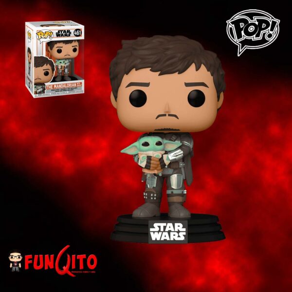 Funko Pop! Star Wars – The Child Grogu Avec Papillon – Figurine Bobblehead – 9,5 Cm – Collection Exclusive