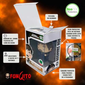 Protector EcoTek Para Pop!s de 4" - 0.50mm de Grosor con Proteccion UV y Rayones