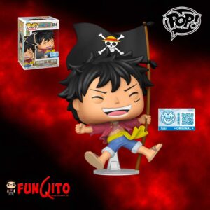 One Piece Monkey D. Luffy con Bandera Exclusivo Funko Pop!