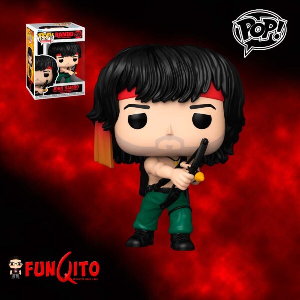 Funko Pop! John Rambo – Figurine Vinyle 9,5 Cm – First Blood – Collection Officielle